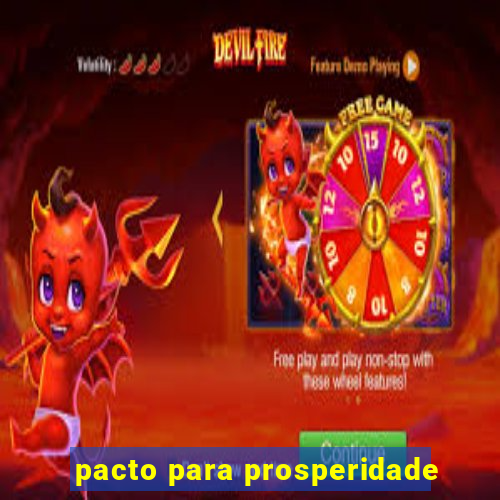 pacto para prosperidade